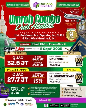 UMROH COMBO "HAPPY" DUET ASATIDZ 5 SEPTEMBER 2025 