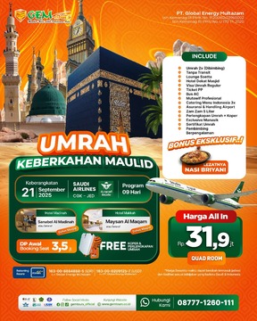 20 SEPTEMBER 2025 " UMRAH MAULID NABI "