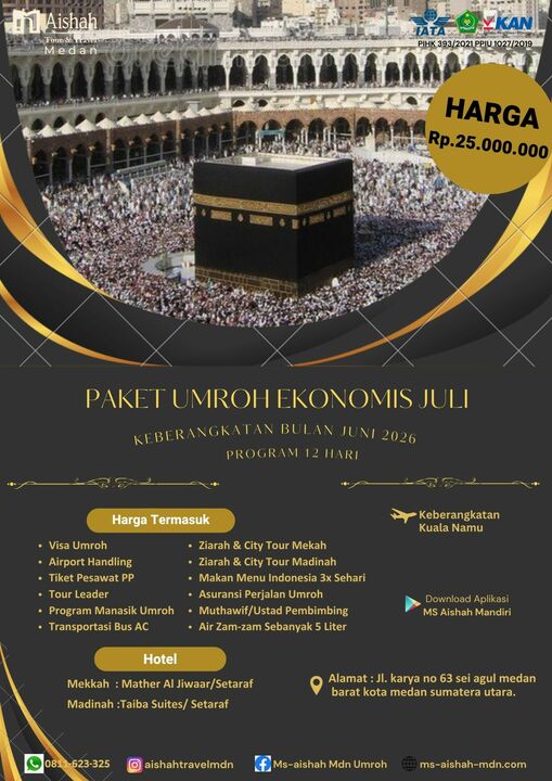 Paket Umroh Bulan Juni 2026