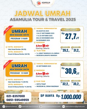 UMRAH NEW SEASON  ( 27 SEPTEMBER 2025)