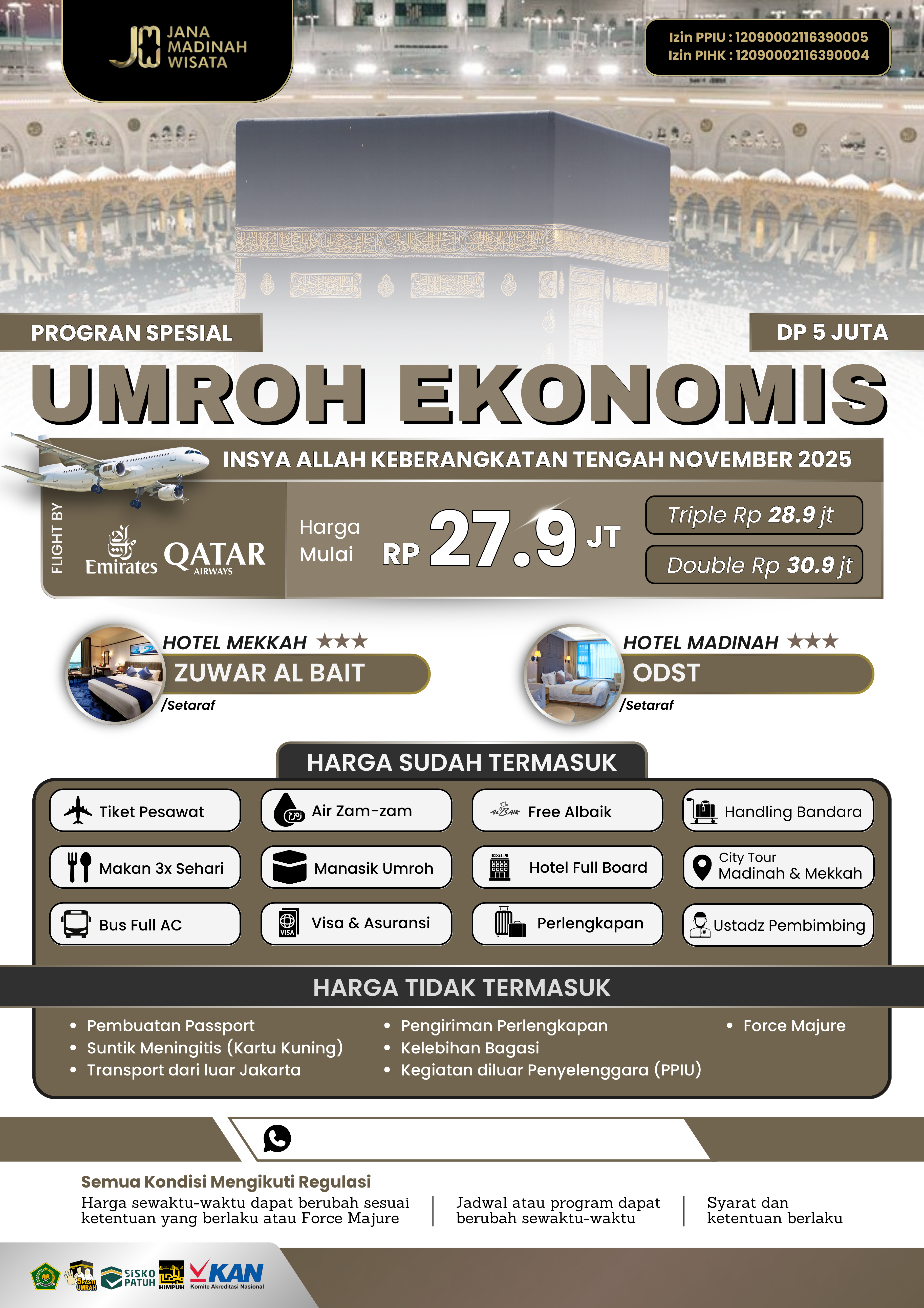 Umroh Berkah November 2025 M