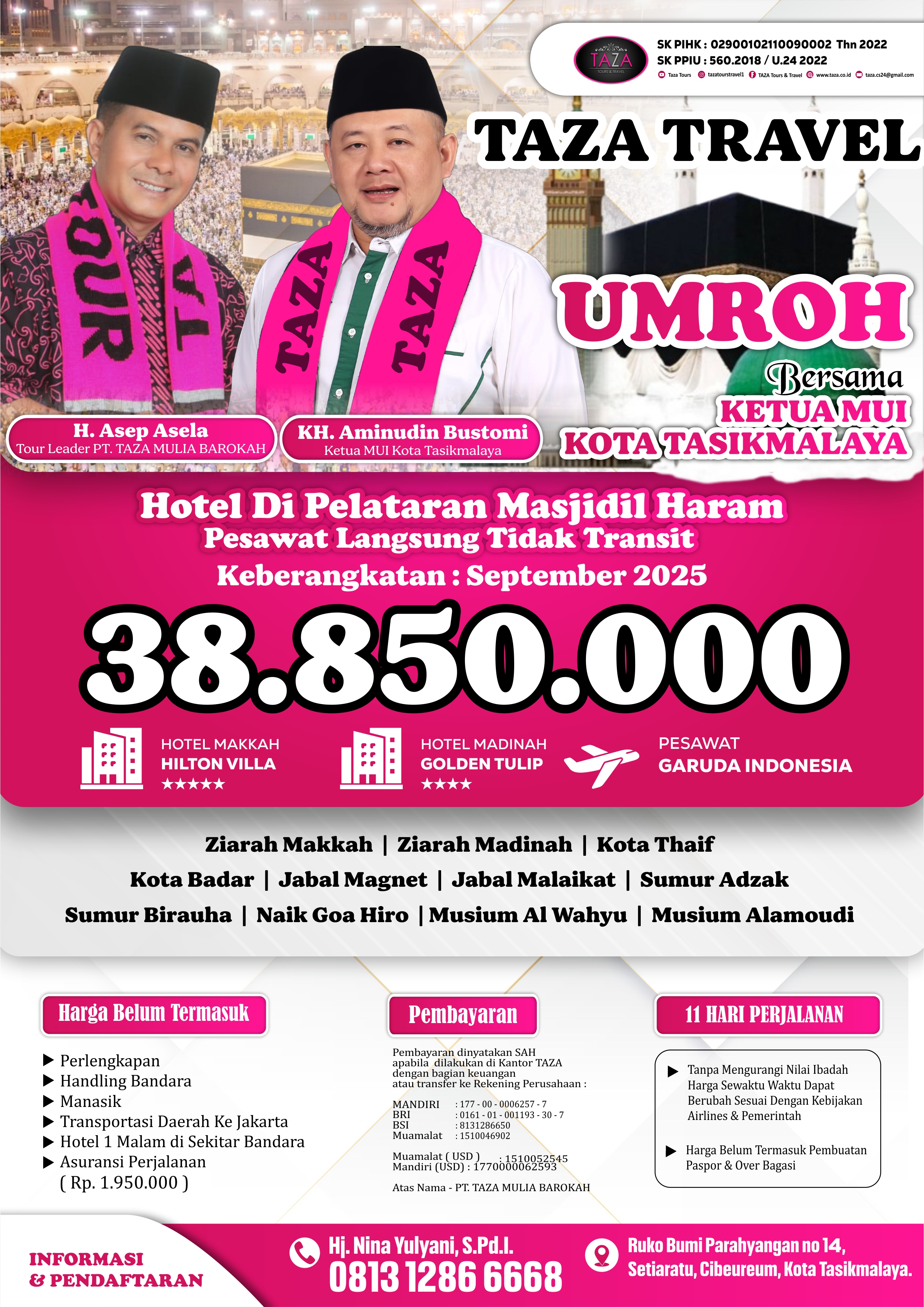 UMROH BERSAMA KETUA MUI KOTA TASIKMALAYA