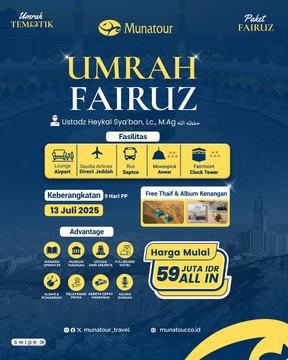 Umrah Fairuz Landing Jeddah 13 Juli 2025