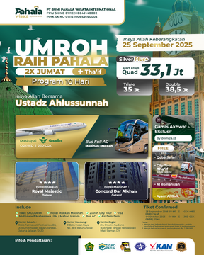 UMROH RAIH PAHALA 2X JUMAT + THA’IF (25 September)