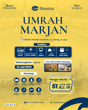 Umrah Marjan Landing Jeddah Juli 2025
