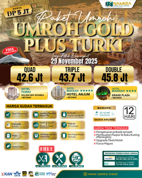 UMROH GOLD PLUS TURKI 29 NOVEMBER 2025