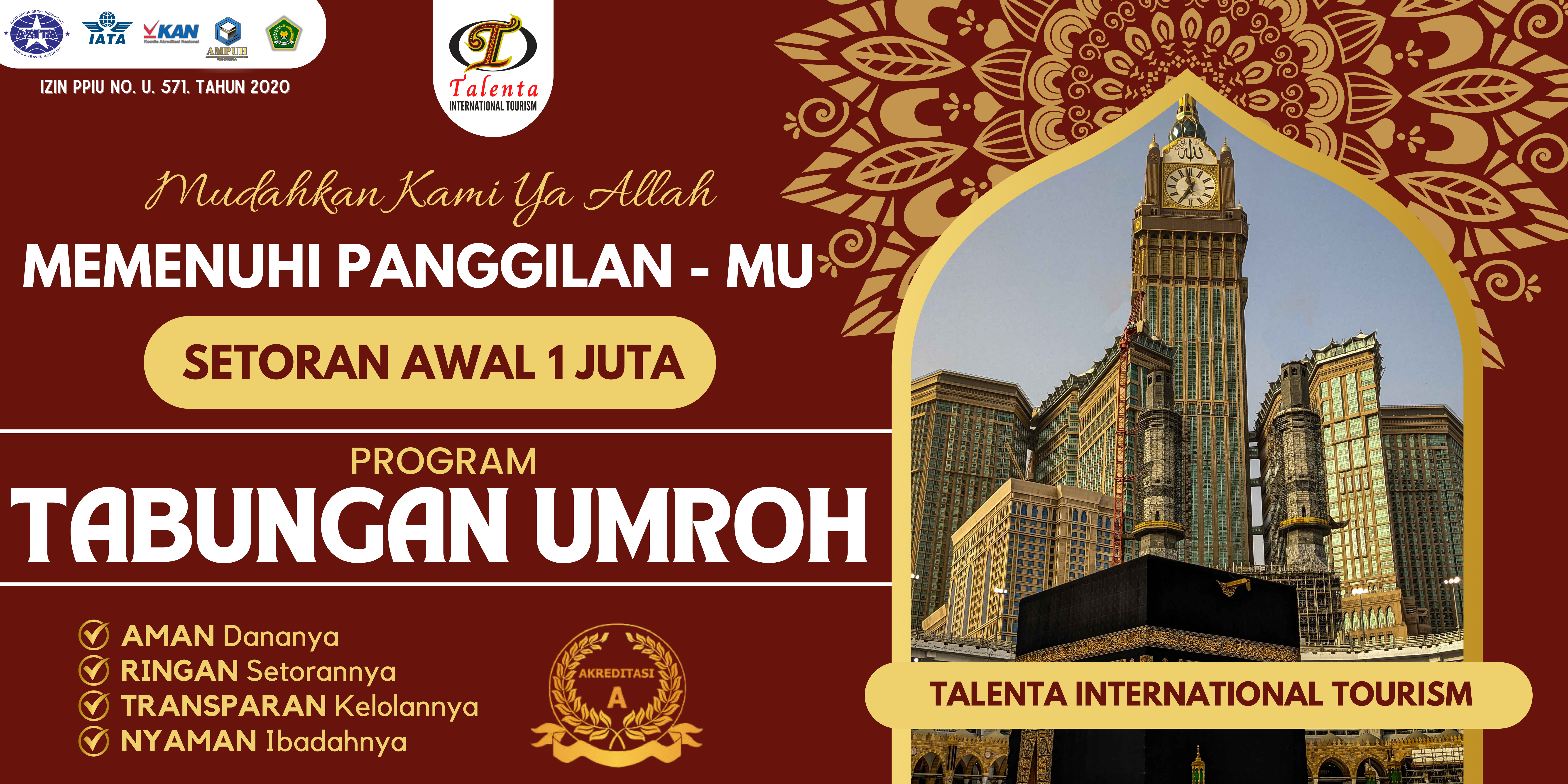 PROGRAM TABUNGAN UMROH TALENTA TOURISM