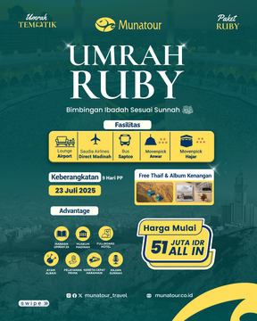 Umrah Ruby Landing Madinah 23 Juli 2025