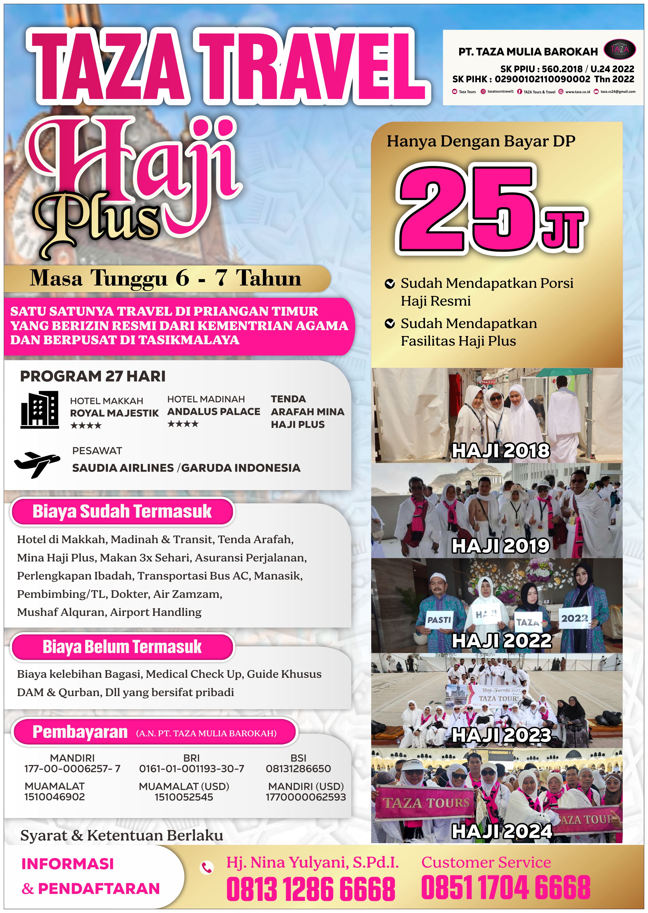 Haji Plus Masa Tunggu 6 - 7 Tahun