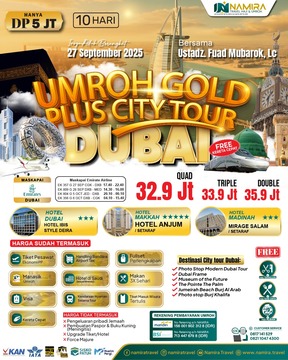 UMROH GOLD PLUS DUBAI 27 SEPTEMBER 2025