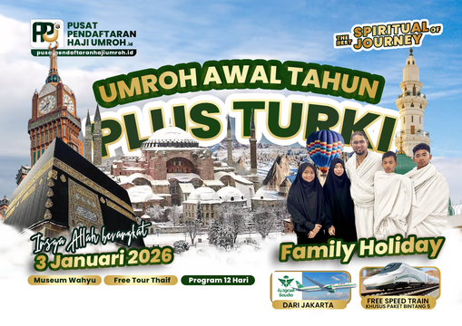 UMROH AWAL TAHUN + TURKI 3 JANUARI 2026 ⭐️⭐️⭐️⭐️