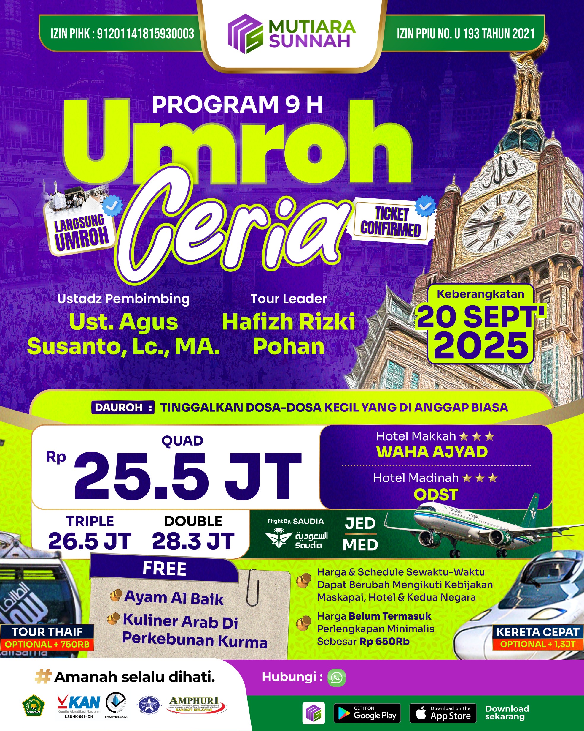 UMROH CERIA 20 SEPTEMBER 2025