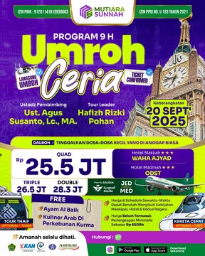 UMROH CERIA 20 SEPTEMBER 2025
