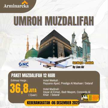 UMROH MUZDALIFAH 6 DESEMBER 2025 ARMINAREKA