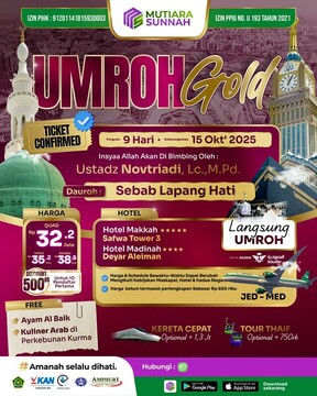 UMROH GOLD 15 OKTOBER 2025