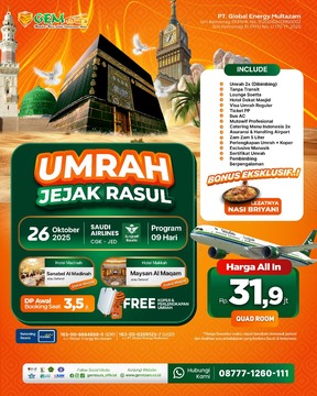 26 OKTOBER 2025 "UMRAH JEJAK ROSUL"
