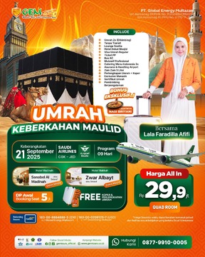 21 SEPTEMBER 2025 " UMRAH MAULID NABI PRIVATE"