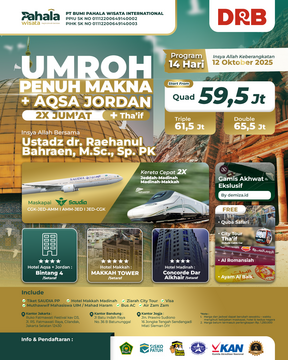 UMROH PENUH MAKNA 2X JUM'AT + AQSO JORDAN + THA'IF