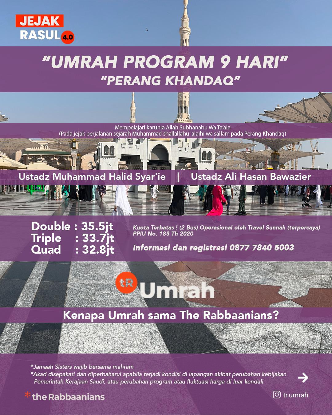 PAKET UMROH RABBANIANS 13 NOVEMBER 2025