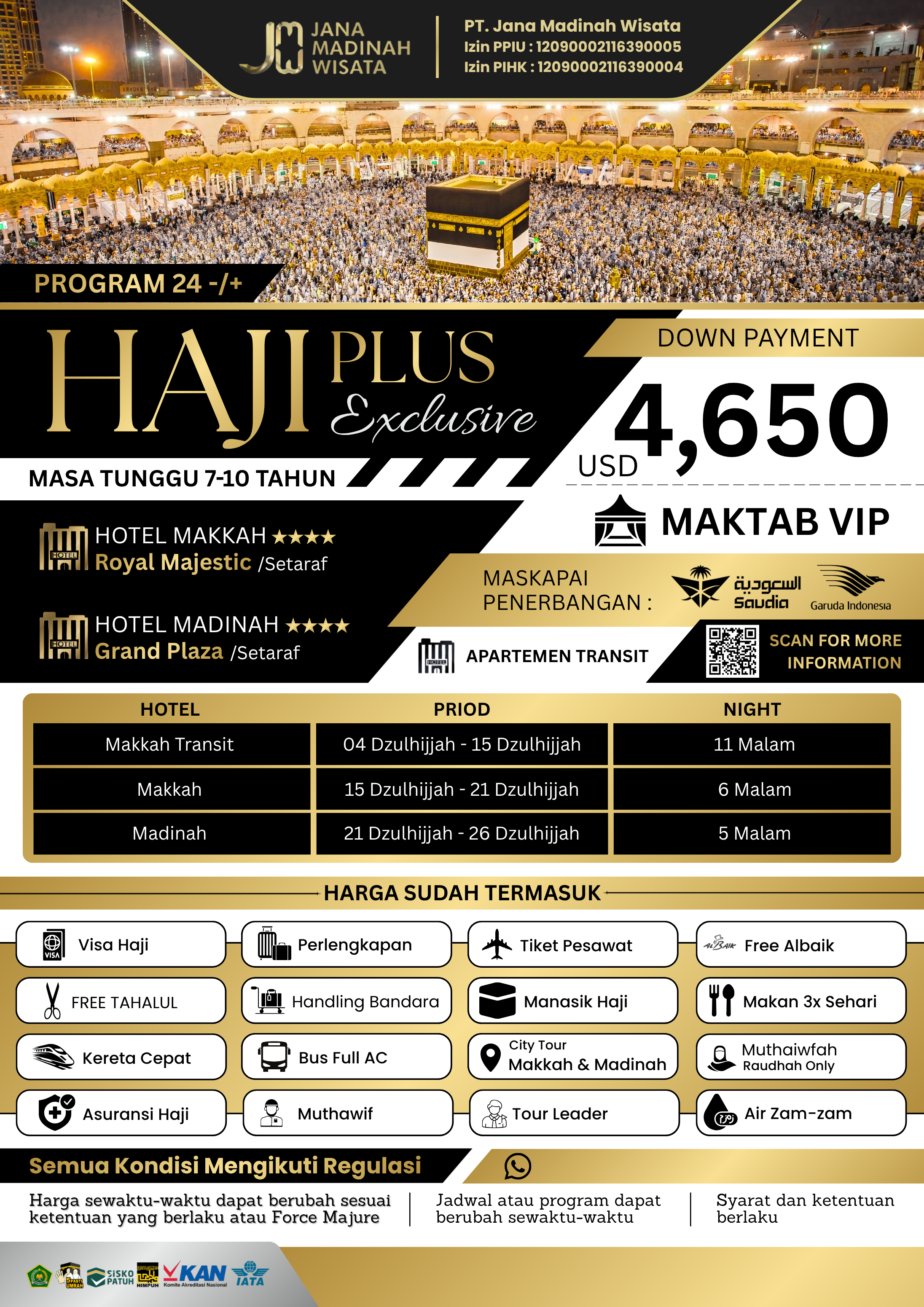HAJI PLUS EXCLUSIVE