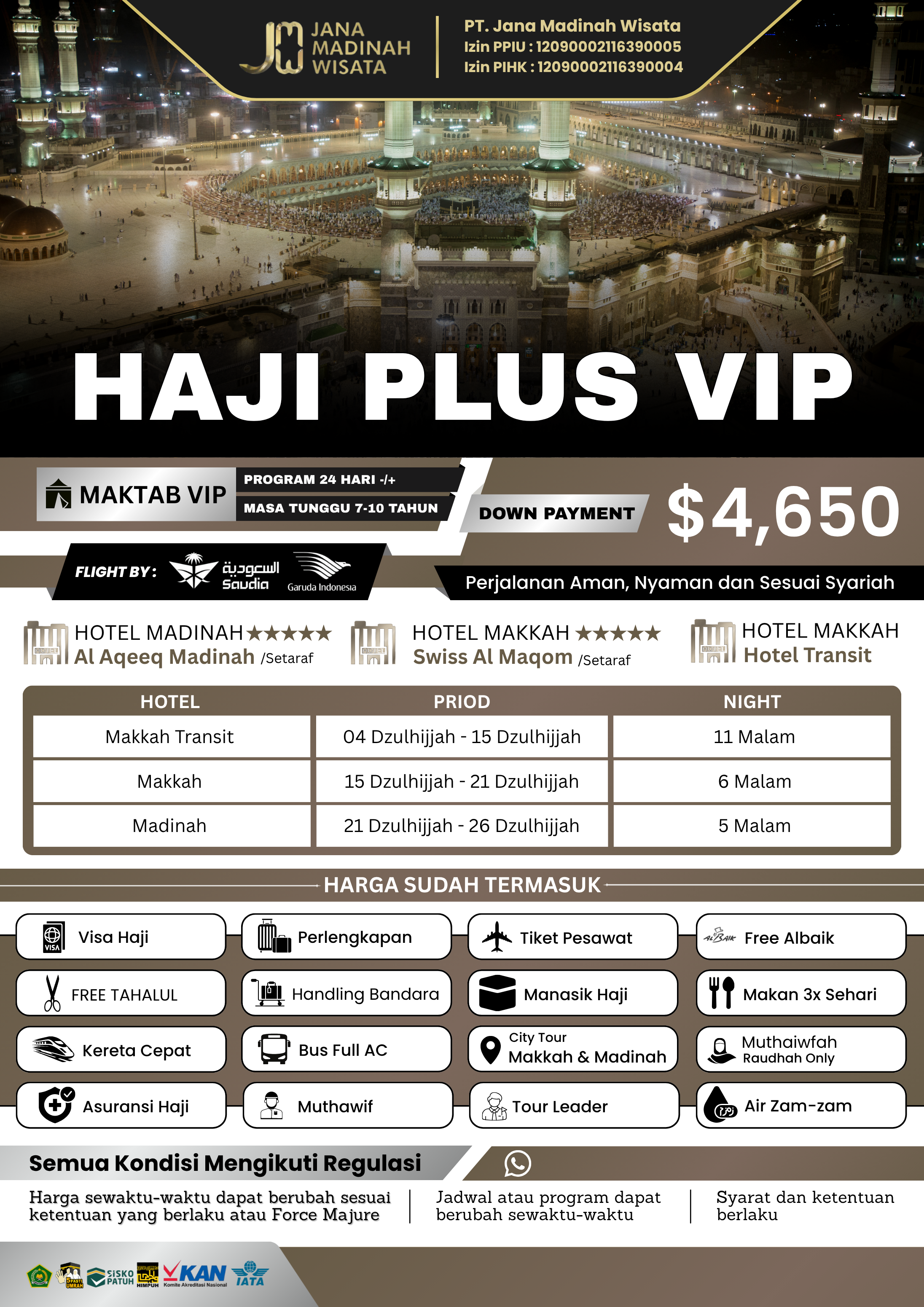 HAJI PLUS VIP