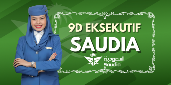Paket Eksekutif Umroh 9 Hari Landing Madinah by Saudi Airlines