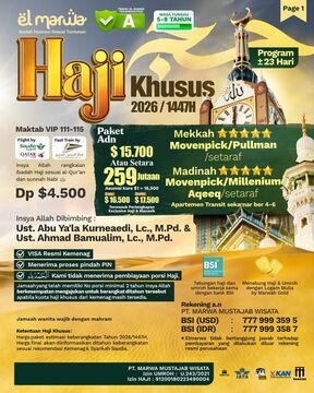 PAKET HAJI KHUSUS (ADN)