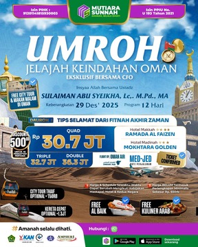 UMROH EKSKLUSIF 29 DESEMBER 2025
