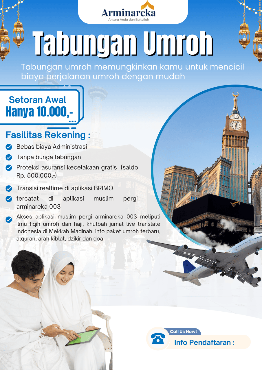 DP Umroh Tanpa Menabung (Langsung Berangkat )