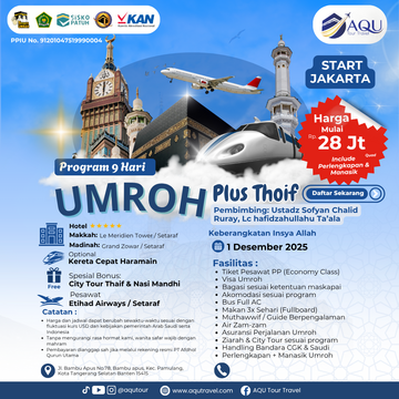 UMROH PLUS THAIF – Awal Desember 2025