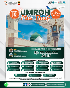 Umroh Plus Thaif 15 September 2025