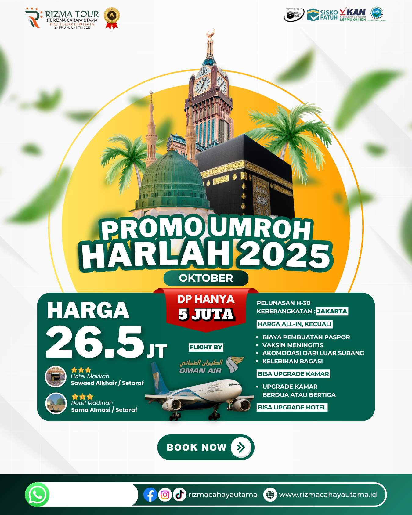Umroh Harlah 08 Oktober 2025