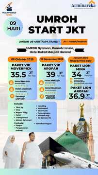 PAKET UMROH ARMINAREKA START JKT