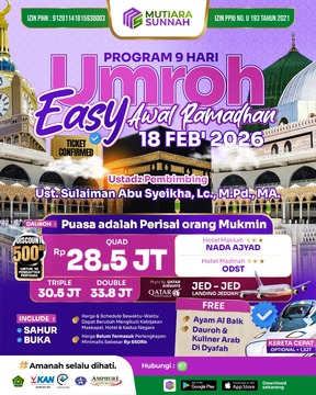 UMROH EASY AWAL RAMADHAN 18 FEBRUARI 2026