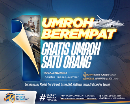UMROH Bayar 4 Gratis 1 Keberangkatan Oktober 2025