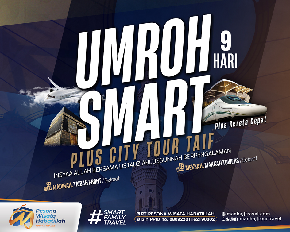 UMRAH SMART plus TAIF Keberangkatan November 2025