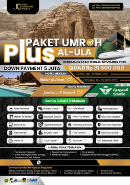 UMROH NOVEMBER PLUS AL ULA 2025