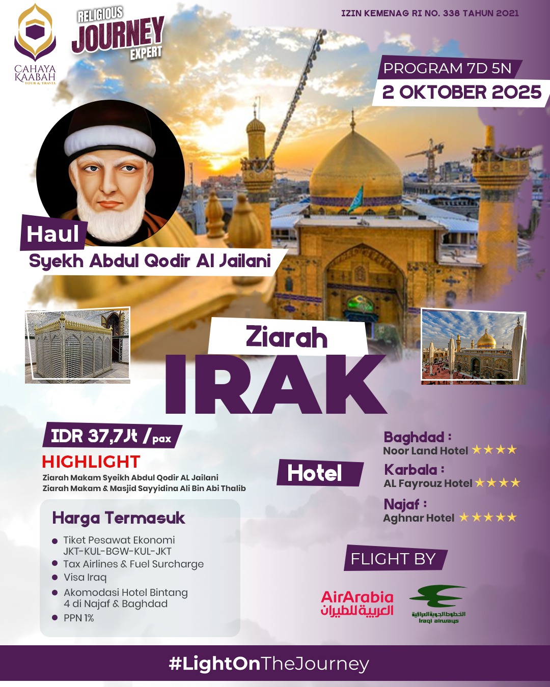 ZIARAH IRAQ 02 OKTOBER 2025