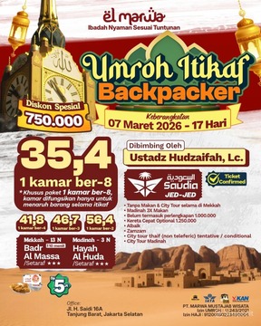 UMROH ITIKAF RAMADHAN 07 MARET 2026