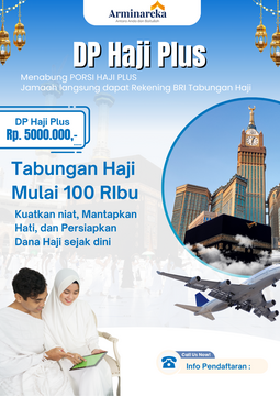 Menabung Porsi Haji Plus (Setoran Awal 100 RIbu)