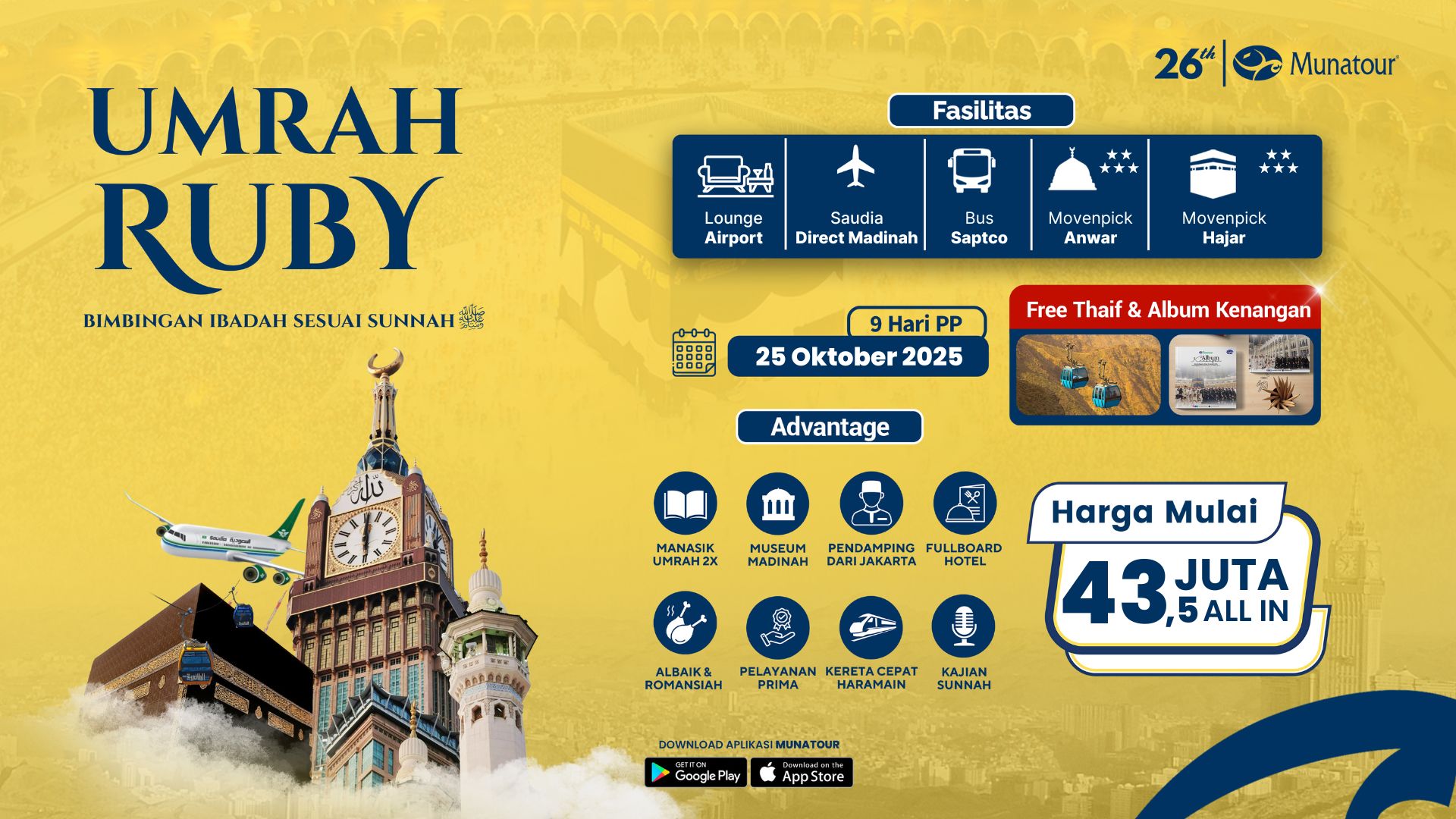 Umroh Ruby Landing Jeddah 25 Oktober 2025