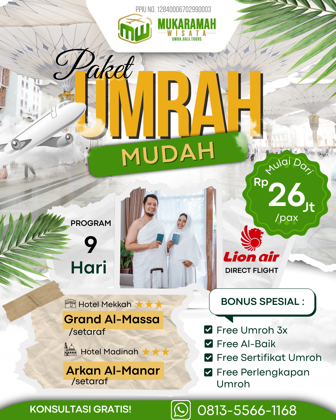 Paket Umrah Mudah (Reguler)