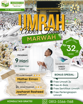 Paket Umrah Marwah (Akhir Tahun)