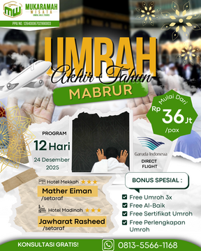 Paket Umrah Mabrur (Akhir Tahun)