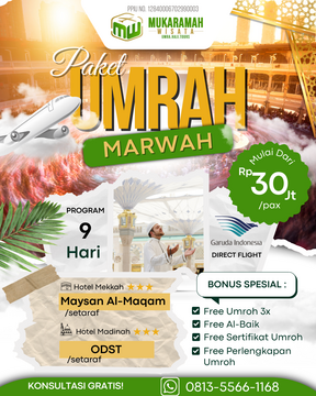 Paket Umrah Marwah (Regular)
