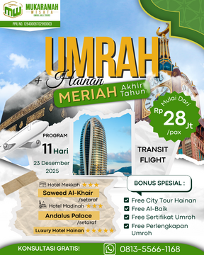Umrah + Hainan Meriah (Akhir Tahun)