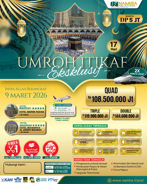 PAKET UMROH IKTIKAF EKSKLUSIF