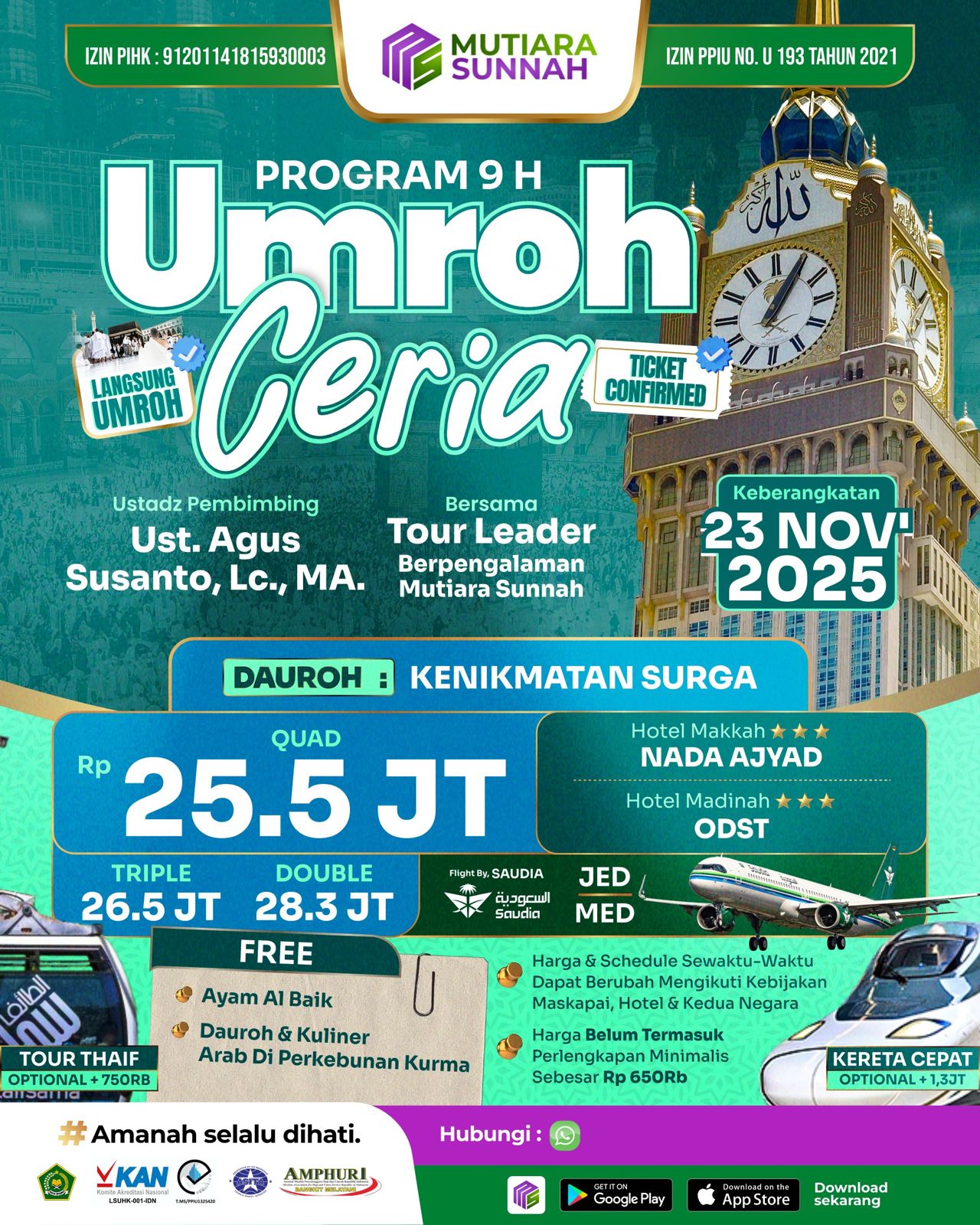 UMROH CERIA 23 NOVEMBER 2025