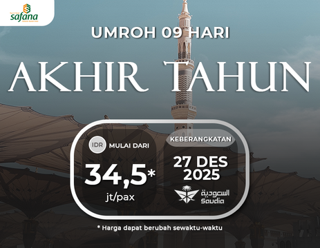 UMROH AKHIR TAHUN PLUS THAIF 27 DES 2025