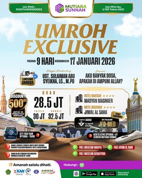 UMROH EXCLUSIVE 17 JANUARI 2026